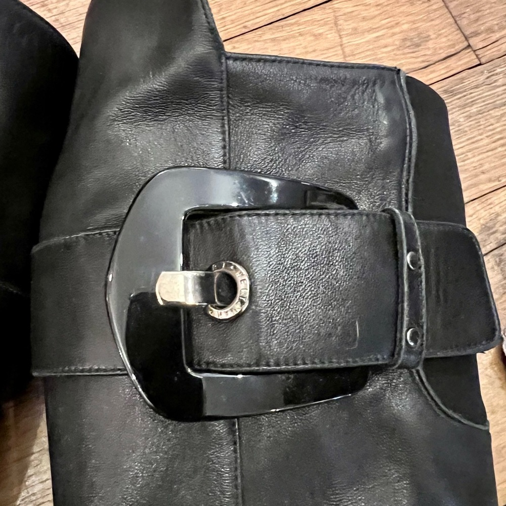 STUART WEITZMAN Buckley Over the Knee Leather Boots - Picture 5 of 12
